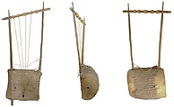 Tom (lyre), Wood, hide, wire, rope, Shilluk (Colo)?